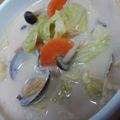 Natsutach's cooksnap of when they made あさりと春キャベツのみそスープ.