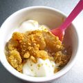 choco831's cooksnap of when they made わらび餅ヨーグルト.