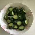 みずき's cooksnap of when they made 夏にぴったり簡単ゴマ油きゅうりの浅漬け.