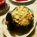まりおっかあ's cooksnap of when they made 坊ちゃんかぼちゃの味噌グラタン.
