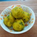 クックZTZ10H☆'s cooksnap of when they made かぼちゃ大量消費　かぼちゃだんご.