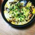 НanaМamaΘΘ's cooksnap of when they made 即席♡サバ味噌缶とえのきの卵とじ.