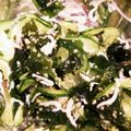 さとぺこりーな's cooksnap of when they made きゅうりとわかめ、ちりめんじゃこの酢の物.