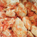 tsuyochan's cooksnap of when they made 簡単 鶏ささみ肉のレンジ蒸し 明太子和え.