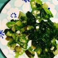 ｽｶｲﾌｨｯｼｭ☆'s cooksnap of when they made 〈離乳食後期～幼児食〉小松菜わかめの副菜.