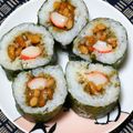 nosso's cooksnap of when they made ネバウマ納豆巻き.