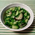 タカラ★☆☆'s cooksnap of when they made きゅうり、なす、オクラの梅昆布茶♪.
