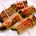 かとぱ's cooksnap of when they made 子供が大好き、茄子のベーコン巻き.