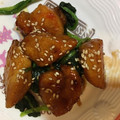 いちごもも's cooksnap of when they made 節約♪鶏胸肉の甘辛めちゃ旨焼きお弁当にも.