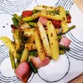 aaaayama's cooksnap of when they made じゃが芋ベーコンとニンニクの芽の炒め物.