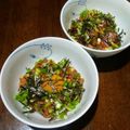 宝美空's cooksnap of when they made おつまみや丼にオススメ！マグロのユッケ.