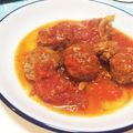 とらかず's cooksnap of when they made 簡単 肉団子のトマト煮込み.