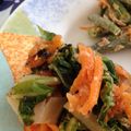 labellevie's cooksnap of when they made めんつゆとお味噌でにんじん小松菜おひたし.