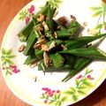 クックIW85GH☆'s cooksnap of when they made 簡単副菜！オクラのニンニク醤油炒め.