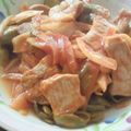 sakuー＜朔＞ー☆'s cooksnap of when they made ＊厚切り豚肉とピーマンのケチャップ炒め＊.