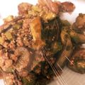 スイカが好物's cooksnap of when they made オクラでトロ〜り茄子の挽肉炒め.