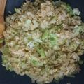 ひろ∞ひろ's cooksnap of when they made 簡単！ハムとたまごのレタスチャーハン.