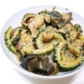 クックA5GT9F☆'s cooksnap of when they made ゴーヤとなすの味噌炒め〜バジル風味〜.