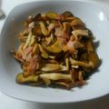 オアシス☆彡's cooksnap of when they made きのことベーコンと茄子のバター醤油炒め.