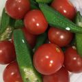 tomashi's cooksnap of when they made 簡単‼オクラとミニトマトのマリネ.