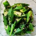 クックG862R7☆'s cooksnap of when they made 【農家のレシピ】オクラの磯和え.