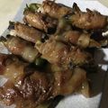 夕凪咲良's cooksnap of when they made 夏野菜で簡単♪茄子とピーマンの豚ロール。.