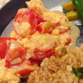 t_o_m's cooksnap of when they made ☆簡単♪チーズon卵とトマトの炒めもの☆.