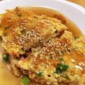 ＊ゆか＊07's cooksnap of when they made チャーハンの素で　かにたま風玉子焼き.