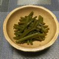 dekomaruuu's cooksnap of when they made もっと簡単に！サツマイモの茎のきんぴら.