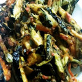 バニラとソラ's cooksnap of when they made 塩こんぶと茄子のかき揚げ.