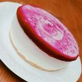 ちびままっ子's cooksnap of when they made 簡単♪３色ラズベリーレアヨーグルトケーキ.
