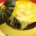 ikue1226's cooksnap of when they made 坊ちゃんカボチャの肉詰め.