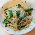 オアシス☆彡's cooksnap of when they made 簡単一品♡もやしとニラのナムル.