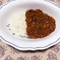 蒼の雫sp's cooksnap of when they made 市販ルウで簡単！なすのキーマカレー.
