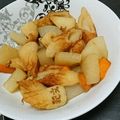 ♡キイロイトリ♡'s cooksnap of when they made おでんみたいな大根と竹輪の煮物☆.