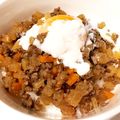 R★Hママ♥'s cooksnap of when they made 大根がメインの味噌味丼♪豚肉ちょっと.