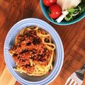 ほしこた's cooksnap of when they made 煮込むだけ！ うまみたっぷりボロネーゼ.