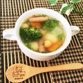 ３匹の大ぶたママ's cooksnap of when they made ヘルシー☆野菜ごろごろスープ.