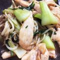ムギたろう's cooksnap of when they made 鶏胸肉と青梗菜のオイスター炒め.