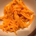 ミルクボール's cooksnap of when they made 人参明太：冷凍お弁当野菜おかずストック.