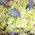 marumin's cooksnap of when they made レンジで♪おからと桜エビの炒り卵.