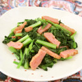 mmameco's cooksnap of when they made ほうれん草と赤天で♪.