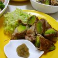 ねぎ缶's cooksnap of when they made ✿アボカド肉巻き焼き✿柚子胡椒で。.