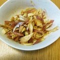 mamichap's cooksnap of when they made 今夜のおつまみ★ミョウガと胡麻油の和え物.