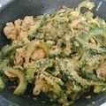 まっちょんa's cooksnap of when they made 苦くない！ゴーヤと豚のみそ炒め.