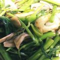 ラパ－ス's cooksnap of when they made ピリ辛！空芯菜のにんにく炒め.