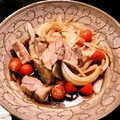 ゆうゆうまりまり's cooksnap of when they made レンジ蒸しポークの中華風トマトだれ.