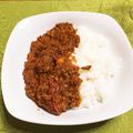 クックT784AZ☆'s cooksnap of when they made ひき肉とトマトのドライカレー風.
