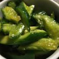 鈴木's cooksnap of when they made きゅうりとラー油の漬け物.