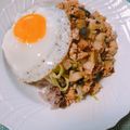 yesmama's cooksnap of when they made コロコロ！山芋と茄子と鶏の炒め物！！.